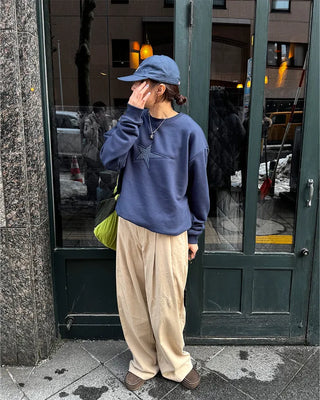 (Unisex) Pintuck Wide Pants