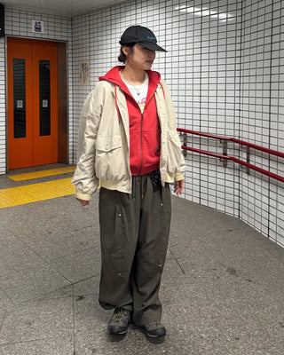 (Unisex) Drawstring Pintuck Slacks