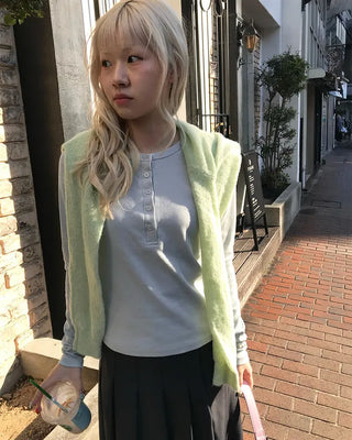 See-through cardigan