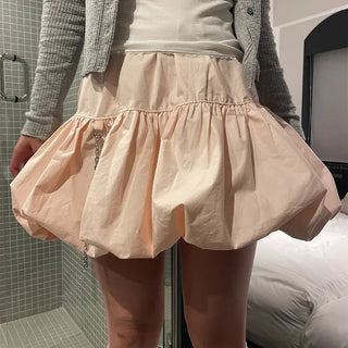 Nylon pumpkin skirt