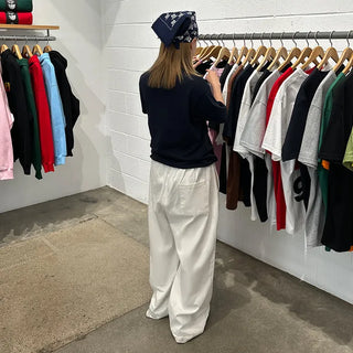 Unisex Wide-Leg Cotton Pants