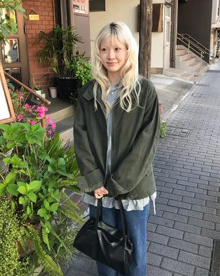 Square leather shoulder bag
