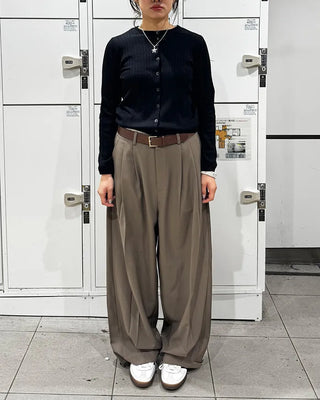 (Unisex) Pintuck Balloon Slacks