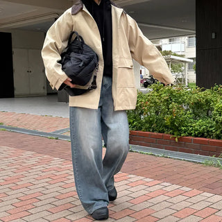 Vintage-like washed denim