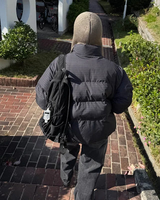 [2nd Re-release] (ORIGINAL) Light Nylon Backpack (black)