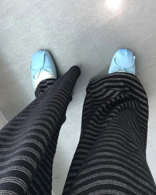 Ribbon flat shoes
