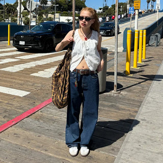 Vintage check shoulder bag