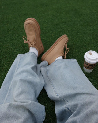 Suede loafers