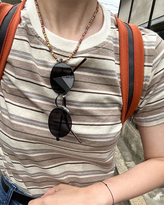 Oval frame sunglasses