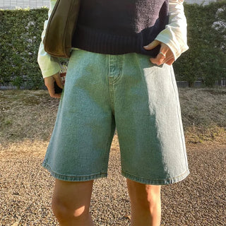 Denim shorts