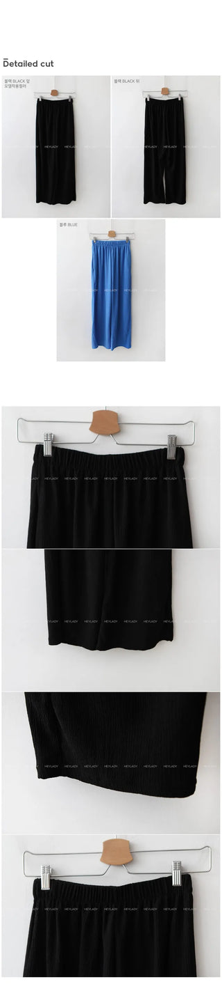 Point Wide Banding Pants