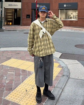 Glen check shirt