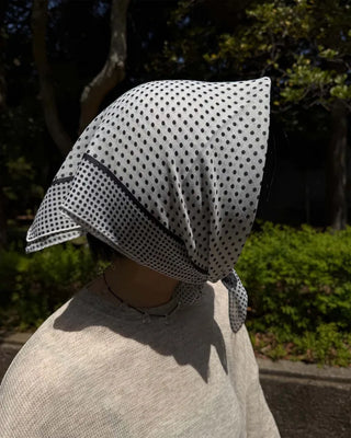 Mini polka dot scarf