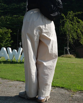 Banding wide pants