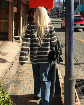 Duffle Point Border Cardigan