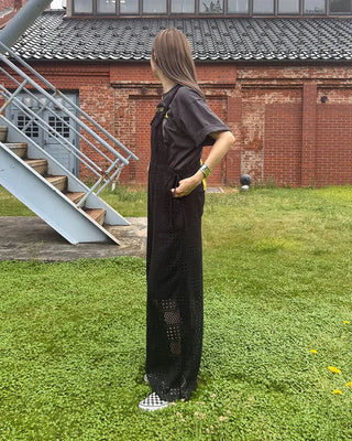 Square perforated overalls