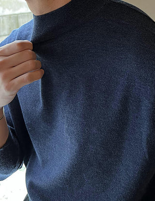 [Special Feature] Cashmere Mock Neck Knit (5 colors)