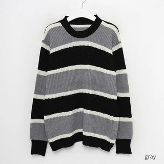 Asymmetrical Border Knit