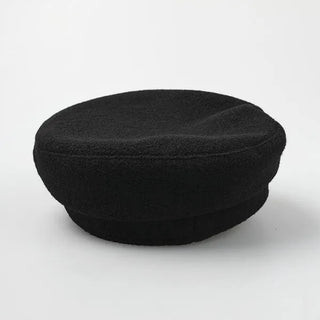 Gold button beret