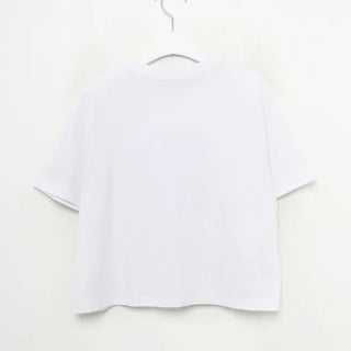 Lettering Crop T-Shirt