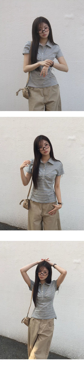 Studded Wide Summer Cotton Pants - 2 Colors