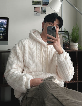 Cozy Cable Fleece Hoodie (3 colors)