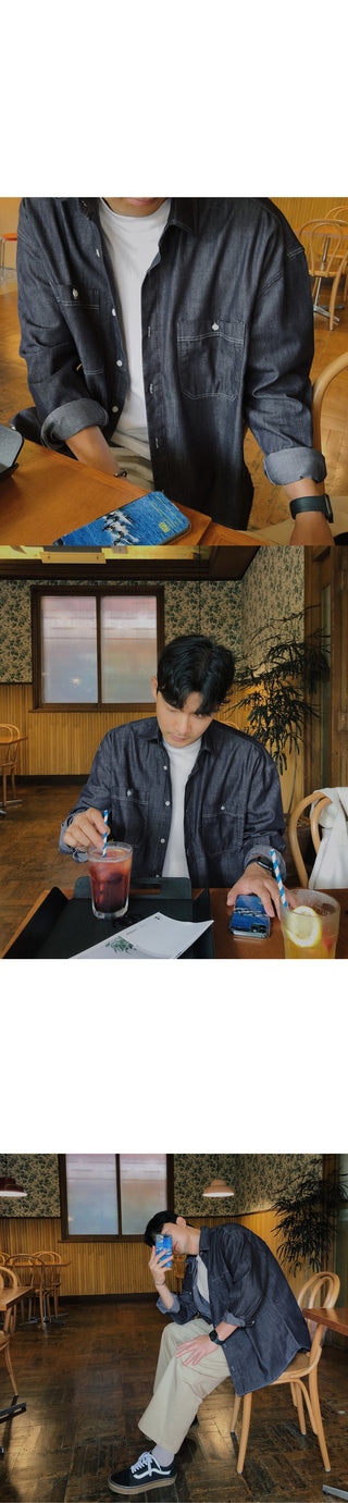 Leo Raw Denim Shirt