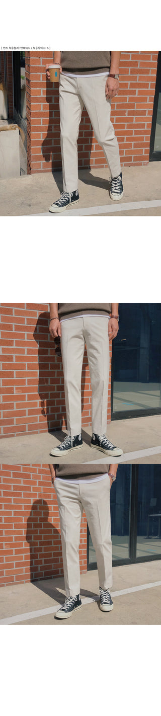 Must-Have Elastic Waist Chino Pants