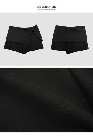 Button-up low-short Fleece-lined pants - 2 colors
