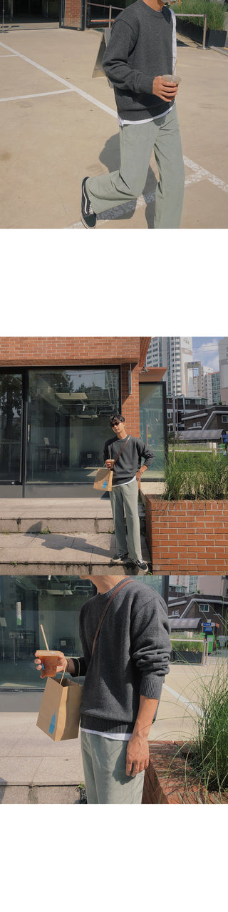Wannabe Corduroy Wide Elastic Pants