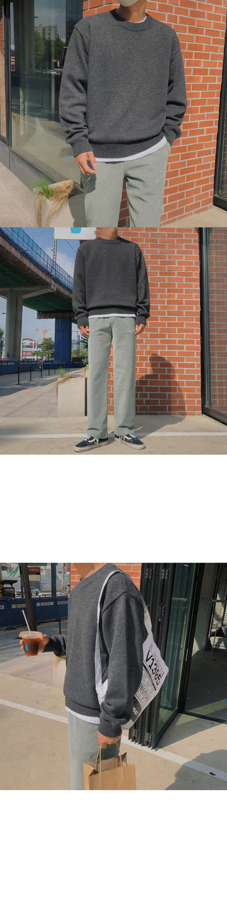 Wannabe Corduroy Wide Elastic Pants