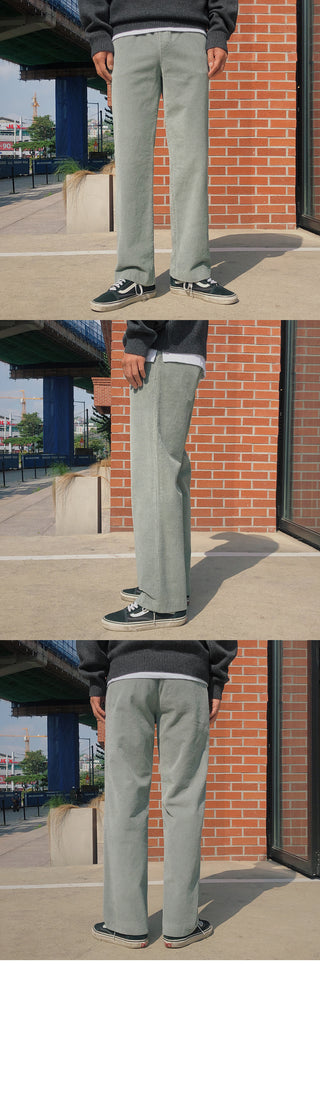 Wannabe Corduroy Wide Elastic Pants