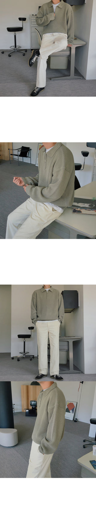 Wannabe Corduroy Wide Elastic Pants