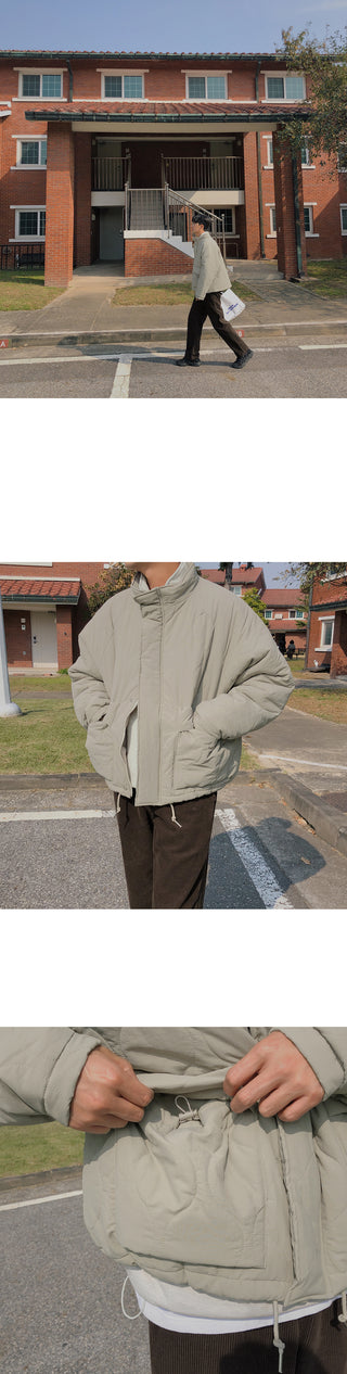 Natural Corduroy Elastic Waist Pants