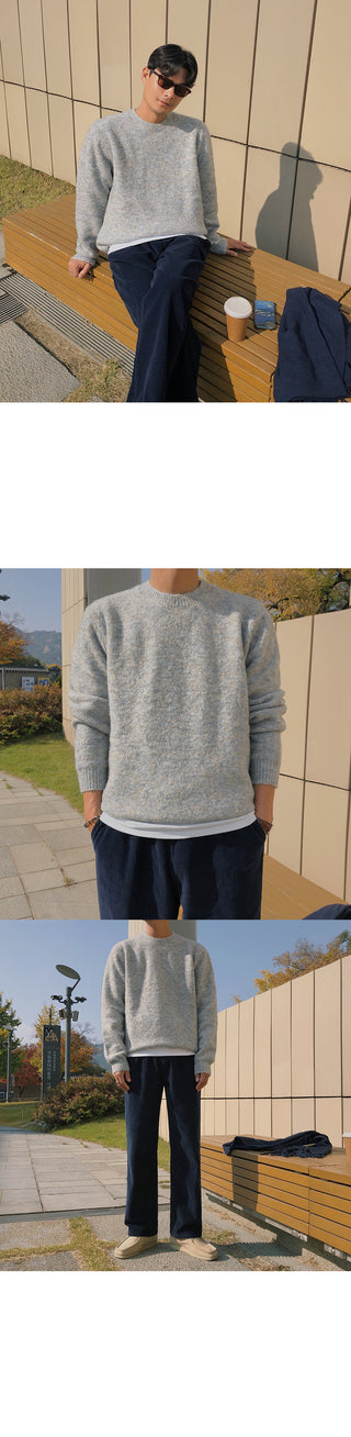 Natural Corduroy Elastic Waist Pants