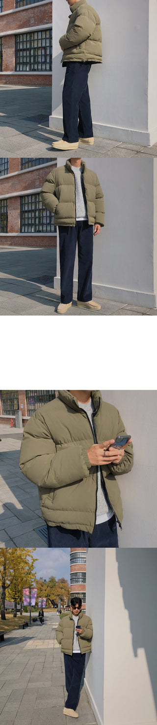 Natural Corduroy Elastic Waist Pants