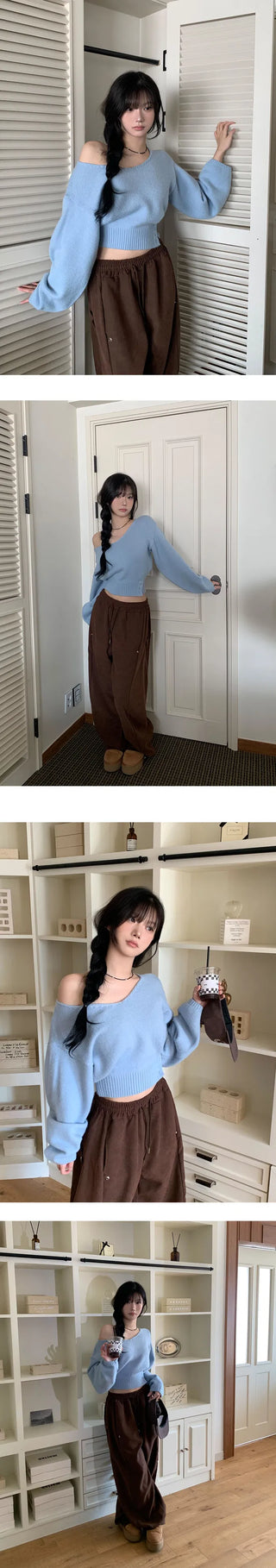 Suede Cotton Two-Button Autumn Long Pants - 5 Colors