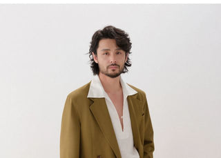 [CULTUM] Washable Bamboo Fiber Double-Breasted Suit Set