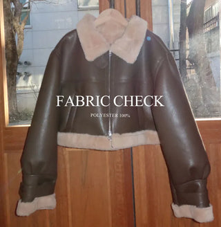 MOMU MADE Crop Mink Fur Shearling - 2 colors