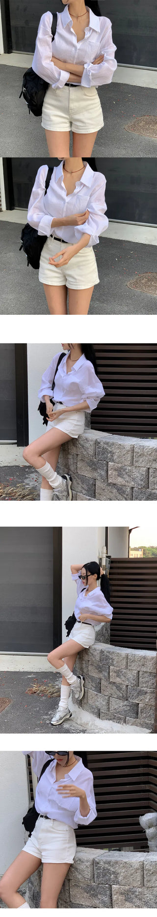 High-waist shorts - 2 colors