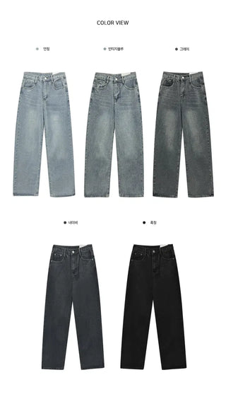 Planner Semi Wide Formy Long Denim PT