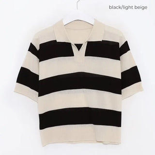 Colored striped knit