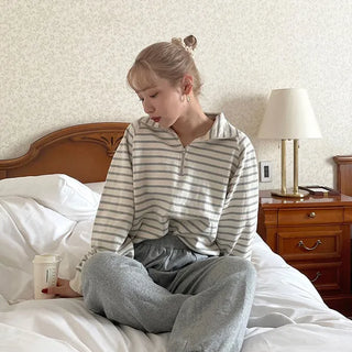 Half-zip sweatshirt