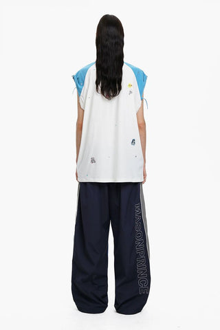 [MASONPRINCE] Punk Bear Raglan Sleeve Top