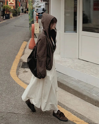 Daily elastic waist skirt