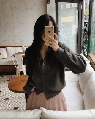 (7 colors) Color Cardigan