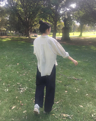 (basic/long) Non-fade-free denim pants