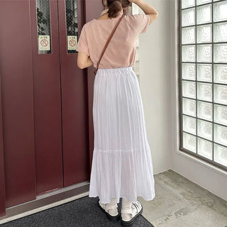 U-neck short-sleeved knit