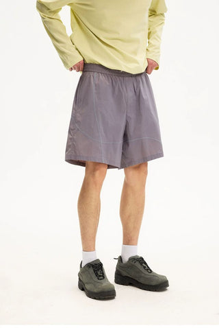 [Monterest] Water Repellent Contrast Stitch Shorts