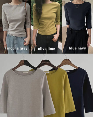 5/8 length clean T-shirt